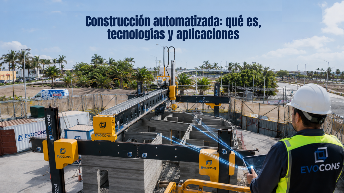 Construcción automatizada: qué es, tecnologías y aplicaciones